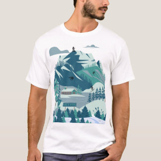 "Snöbunden Äventyr: Alpredskap" T Shirt
