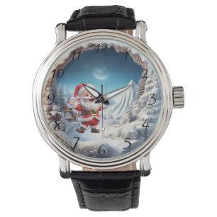 Snöby Santa hälsningar Armbandsur