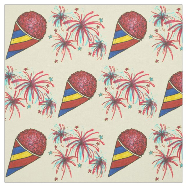 Snocone Fireworks USA 4:e Snoball Tyg (Provkarta)