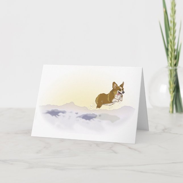 SnöCorgi Kort (Framsida)