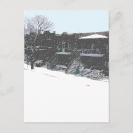 snödag: Journée d'hiver Vykort