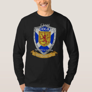 Snodgräs Scottish Family Klan Scotland Shield T Shirt