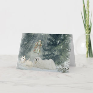 Snödroppa det maltesiska julkortet helgkort
