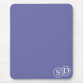 Snödroppar blommigt Initialer trendig för henne Musmatta