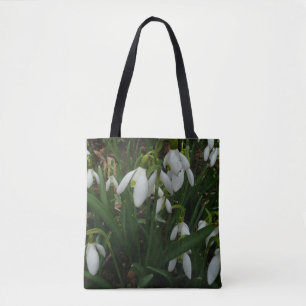 Snödroppar I (Galanthus) Vitt Vår blommor Tygkasse