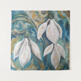 Snödroppar i trädgården