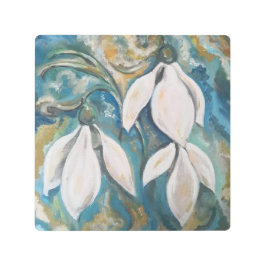 Snödroppar i trädgården