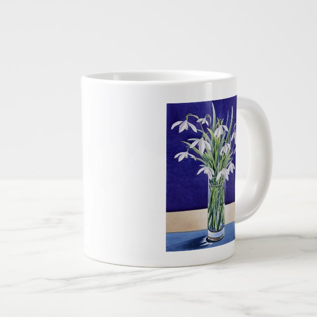 Snödroppar Jumbo Mugg (Framsida höger)