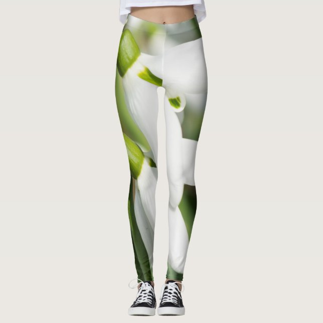 Snödroppar Leggings (Framsida)