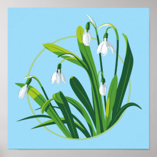 Snödroppar Poster