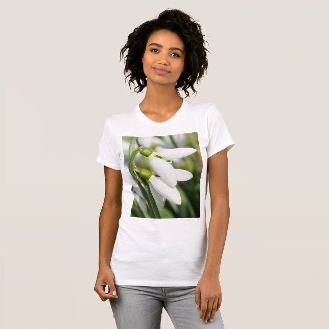 Snödroppar T Shirt (Hel framsida)