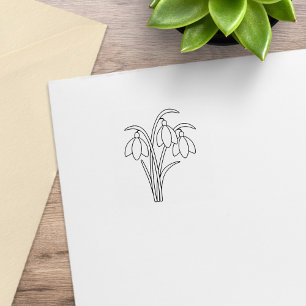Snödroppar - Vår blommor 2 Stämpel