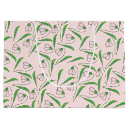 Snödroppen mönster på den  Rosan