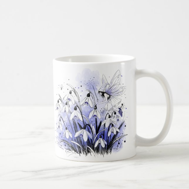 Snödroppsfée Kaffemugg (Höger)