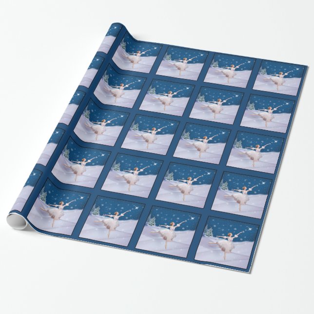 SnödrottningBallerina Presentpapper (Utrullad)