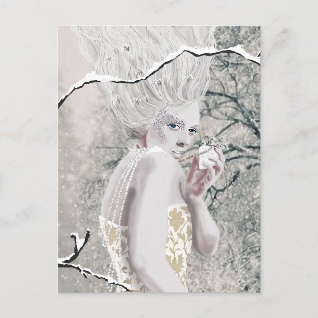 Snödrottningen Vykort (Framsida)