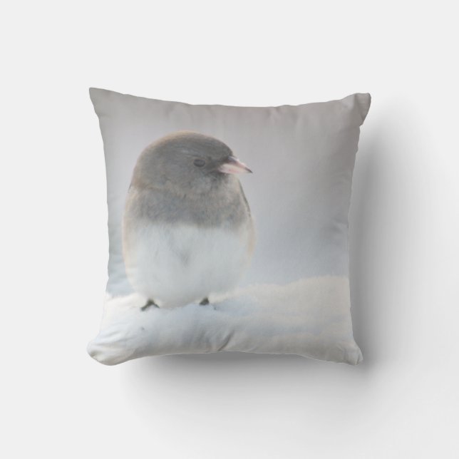 Snöfågel Kudde (Framsida)