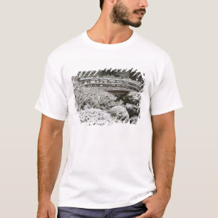 Snöfall i Portland japanska trädgården, Tee Shirt