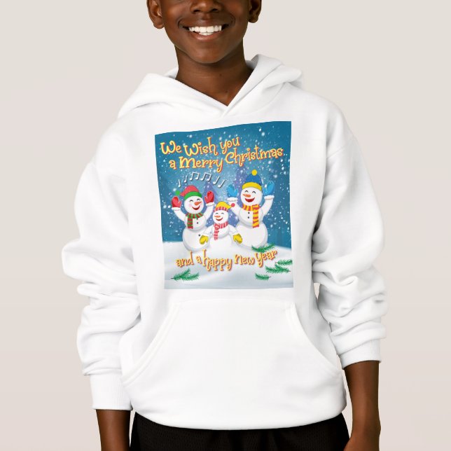 SnöFamily - jul och nyår - Uggig sötskjorta T Shirt (Framsida)