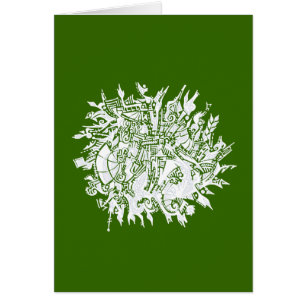 SnöFlake 1 Hälsningskort