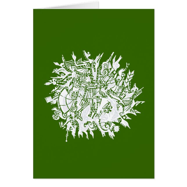 SnöFlake 1 Hälsningskort (Framsidan)