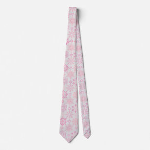 Snöflake mönster Rosa Offwhite BG Slips