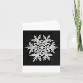 Snöflinga 2 höjdkort helgkort