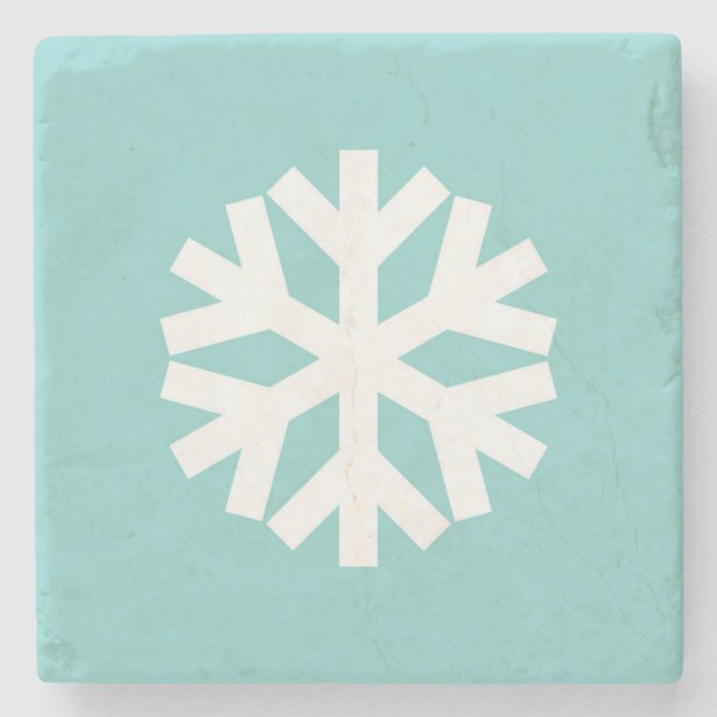 Snöflinga blå stenunderlägg (Framsidan)