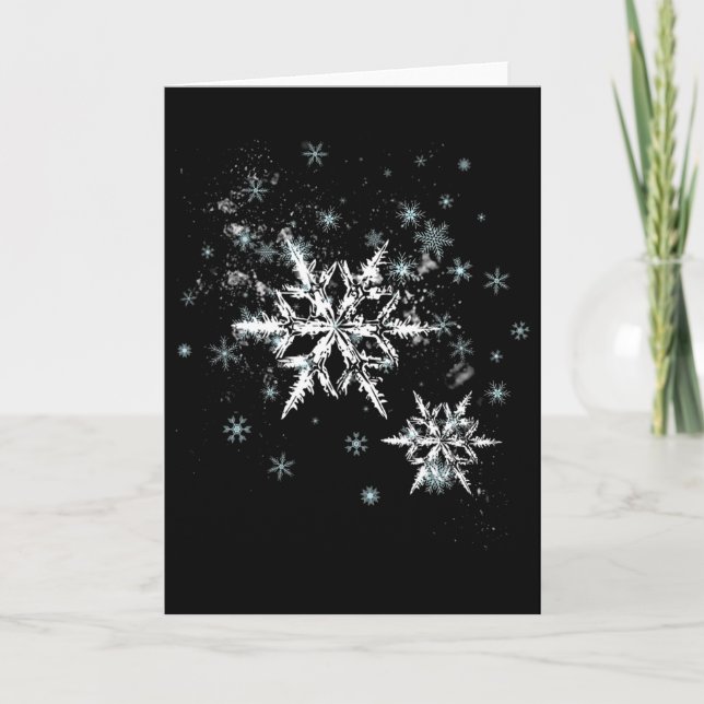 Snöflinga för kvinnor  kort (Framsida)