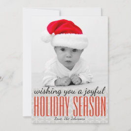 Snöflinga Glatt Julhelg Foto Julkort