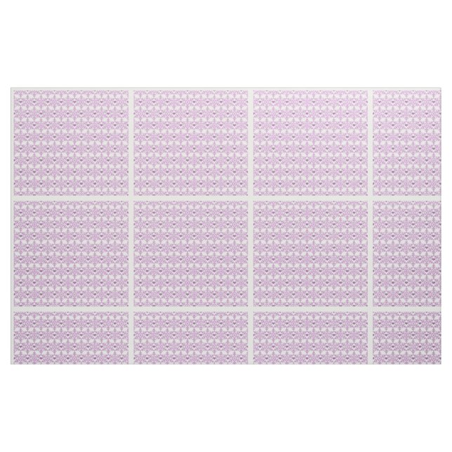 Snöflinga Hjärtmönster Tyg (Fat Quarter)