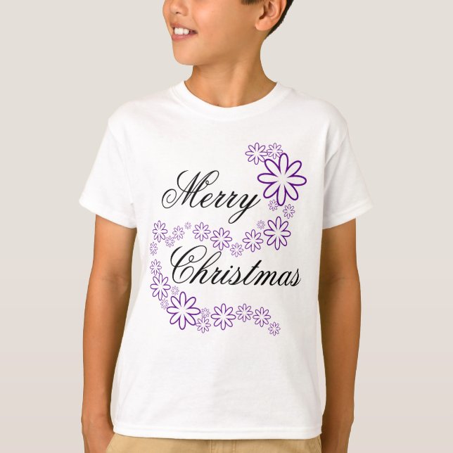 Snöflinga jul t shirt (Framsida)