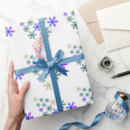 Snöflinga julgran Festive Holiday Presentpapper