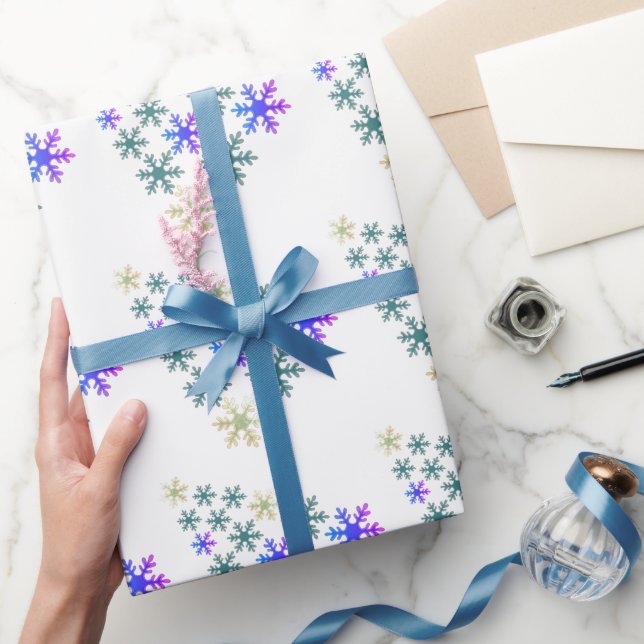 Snöflinga julgran Festive Holiday Presentpapper (Gifting)