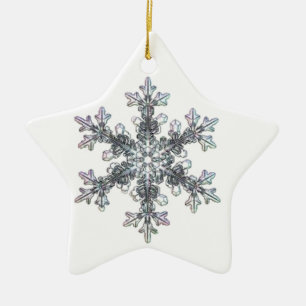 Snöflinga Julgransprydnad Keramik
