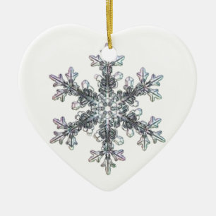 Snöflinga Julgransprydnad Keramik