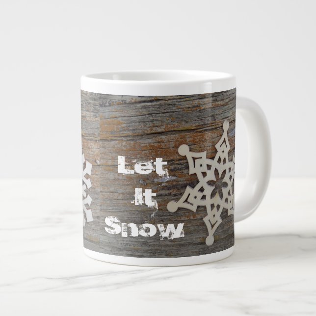 Snöflinga Jumbo Mugg (Framsida höger)