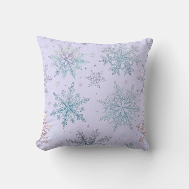 “Snöflinga kastkudde Kudde (Framsida)