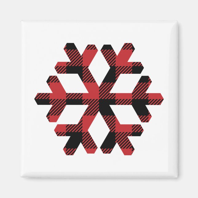 snöflinga magnet (Framsidan)