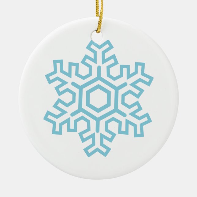 Snöflinga Ornament 1 (Personlig) (Framsidan)