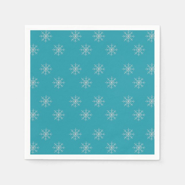 Snöflinga  pappersservett (Framsidan)