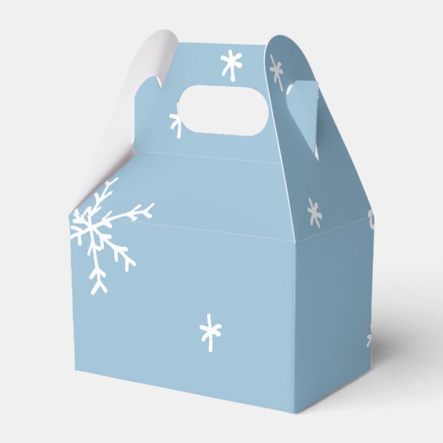 Snöflinga Presentaskar (Framsidan Sidan)