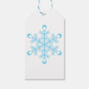 Snöflinga Presentetikett