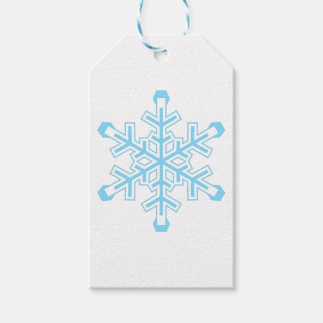 Snöflinga Presentetikett (Framsidan)