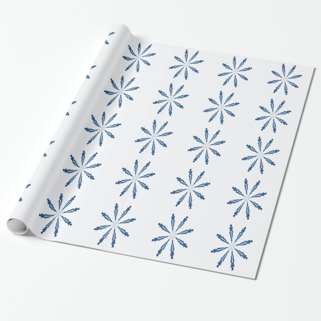 Snöflinga... Presentpapper (Utrullad)