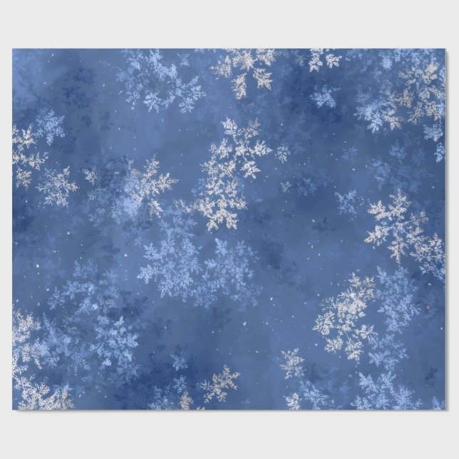 Snöflinga Presentpapper (Platt)