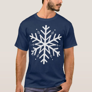 Snöflinga Snö Vinter Unik Speciell Grafisk T-Shirt