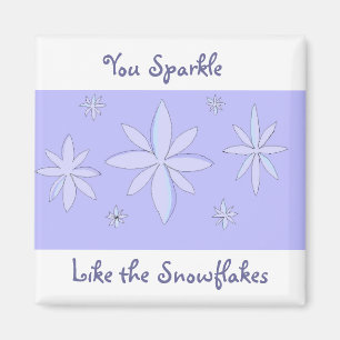 Snöflinga talesätt magnet