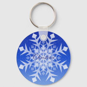 Snöflinga Vintern Helgdag - julklangkedja Nyckelring