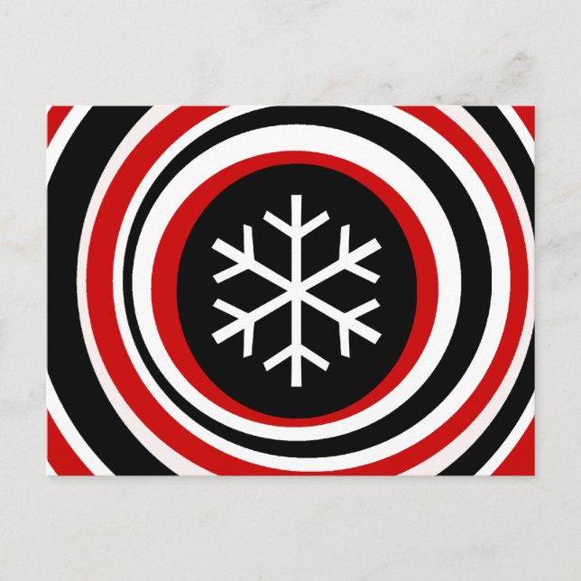 Snöflinga Vykort (Framsida)